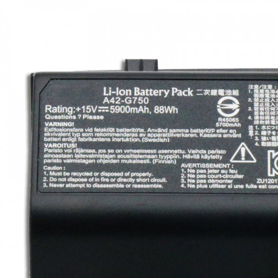 Asus g750js-t4122h Replacement Laptop Battery