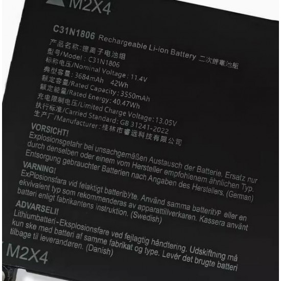 C31N1806 NZ Battery for Asus VivoBook S13 S330FA ADOL13UN ADOL13F S330U C31N1806 NZ Battery for Asus VivoBook S13 S330FA ADOL13UN ADOL13F S330U