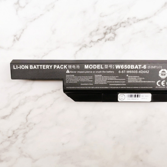 Clevo w670rcw1 Replacement Laptop Battery