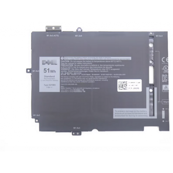 Dell 52TWH NN6M8 XPS 13 7390 2in1 Battery