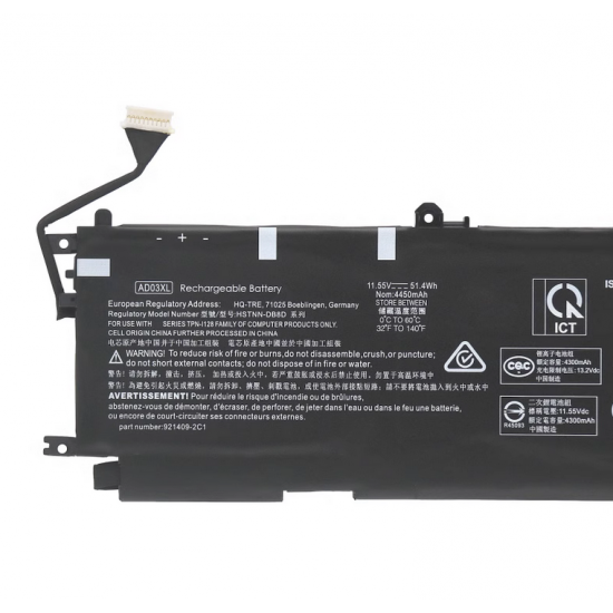 Hp probook 655 g3 (1aq98aw) Replacement Laptop Battery