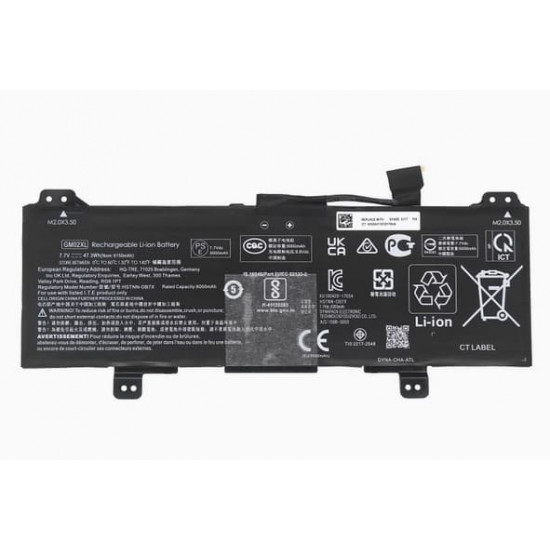 GM02XL NZ Battery for Hp HSTNN-DB7X Chromebook 11 G7 EE 47.3Wh GM02XL NZ Battery for Hp HSTNN-DB7X Chromebook 11 G7 EE 47.3Wh