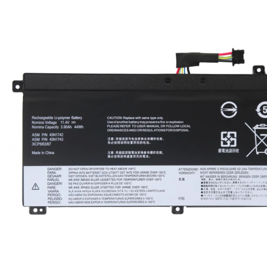 Lenovo 45N1740, 45N1741, 45N1742, 45N1743 44Wh Replacement Laptop Battery