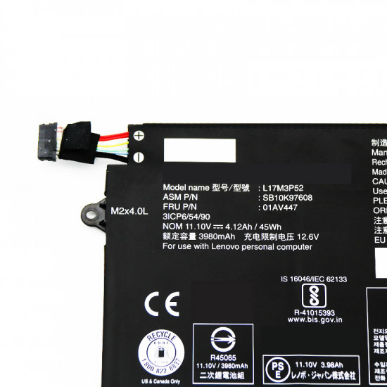 Lenovo tp e490-20n8001xau Replacement Laptop Battery